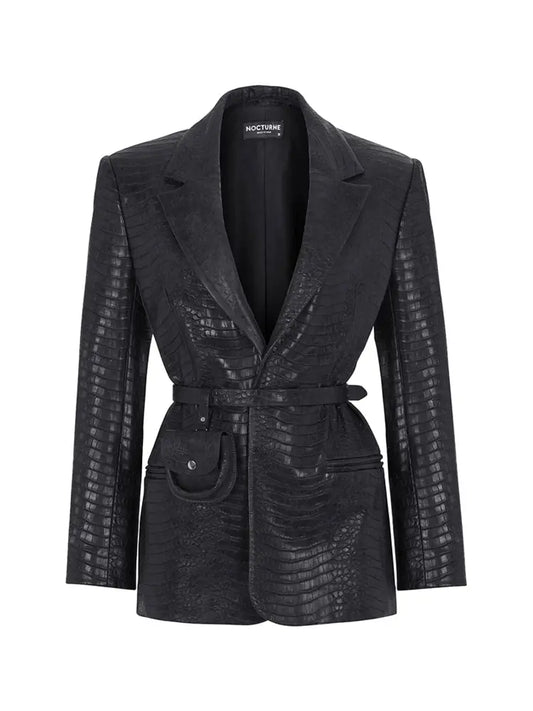 WOMEN Faux Leather Jacket